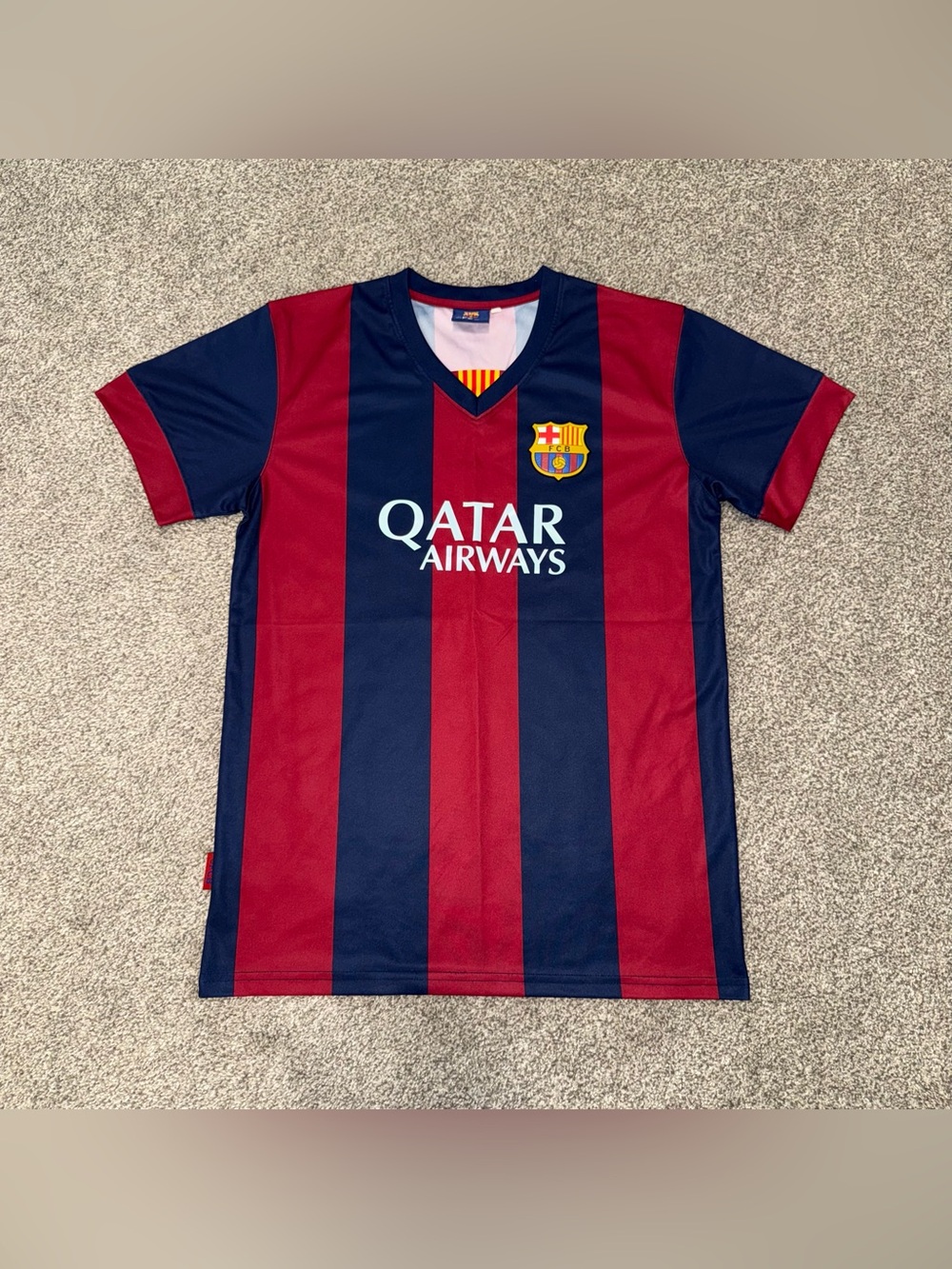 Luis Suárez FC Barcelona Men’s Home Jersey - Navy & Red